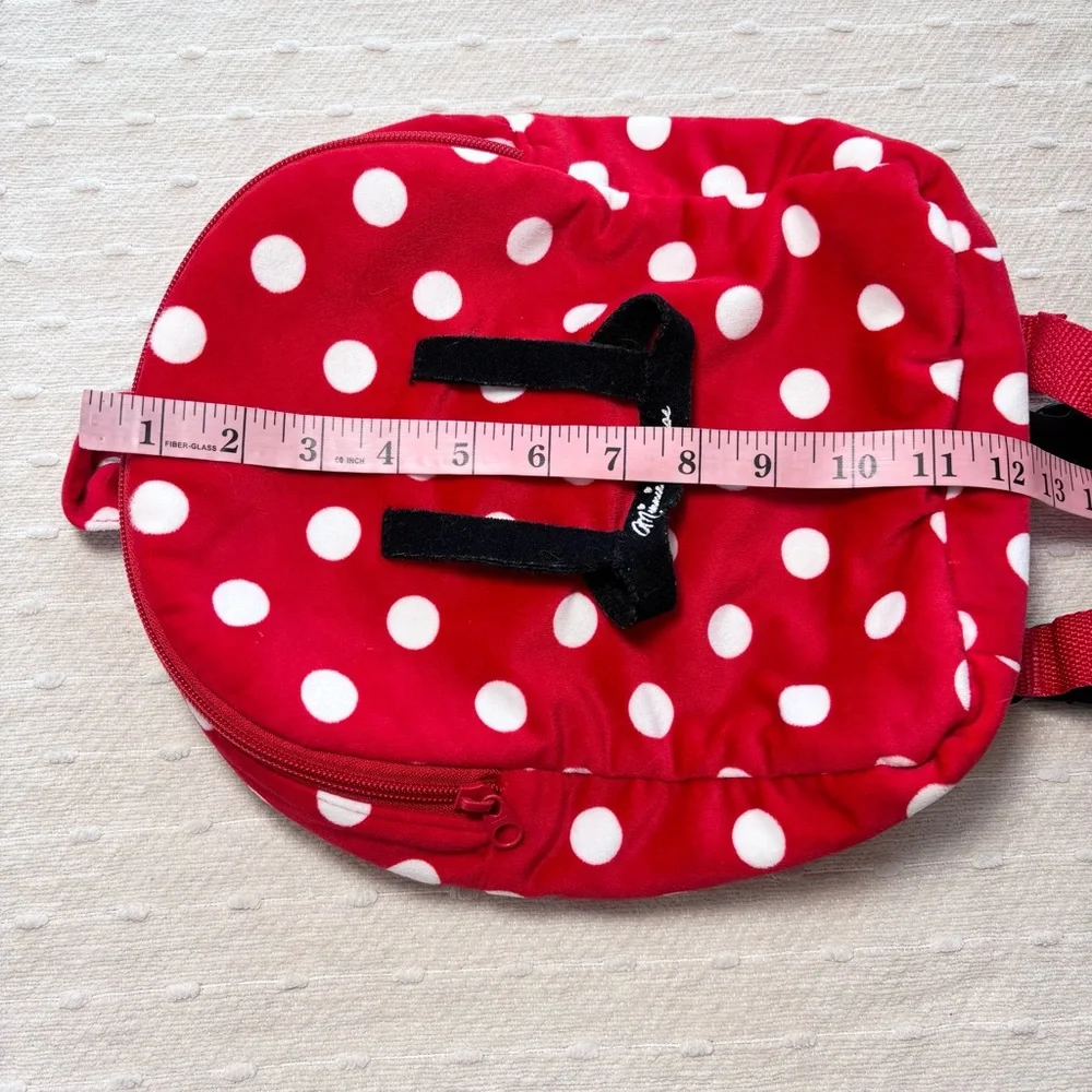 Disney Parks Original Minnie Mouse Red Backpack And Doll